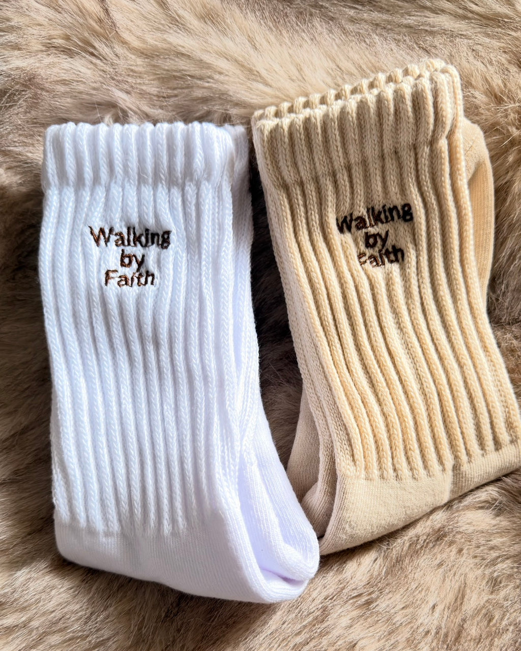 Walking by Faith Socks