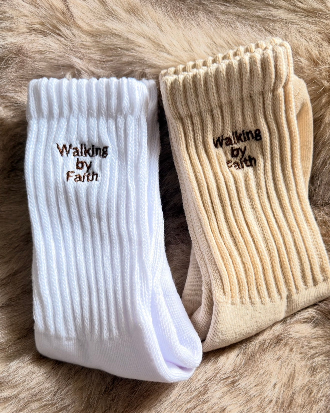 Walking by Faith Socks
