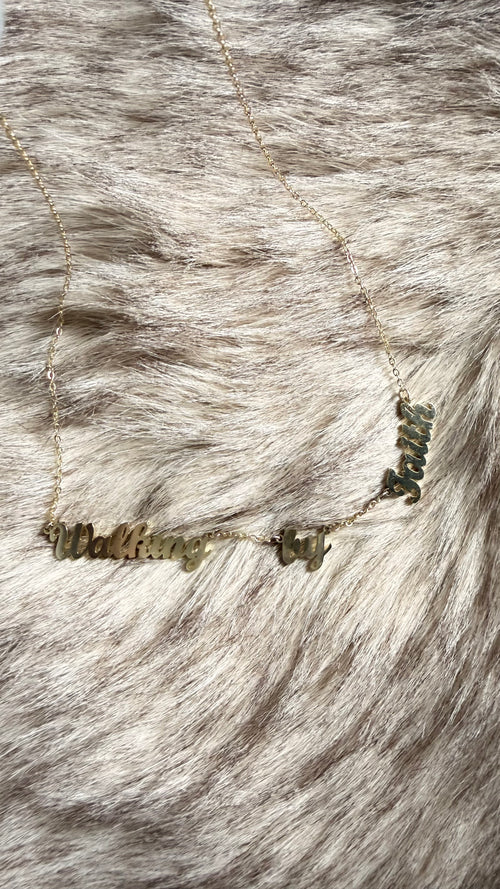 Walking by Faith Necklace