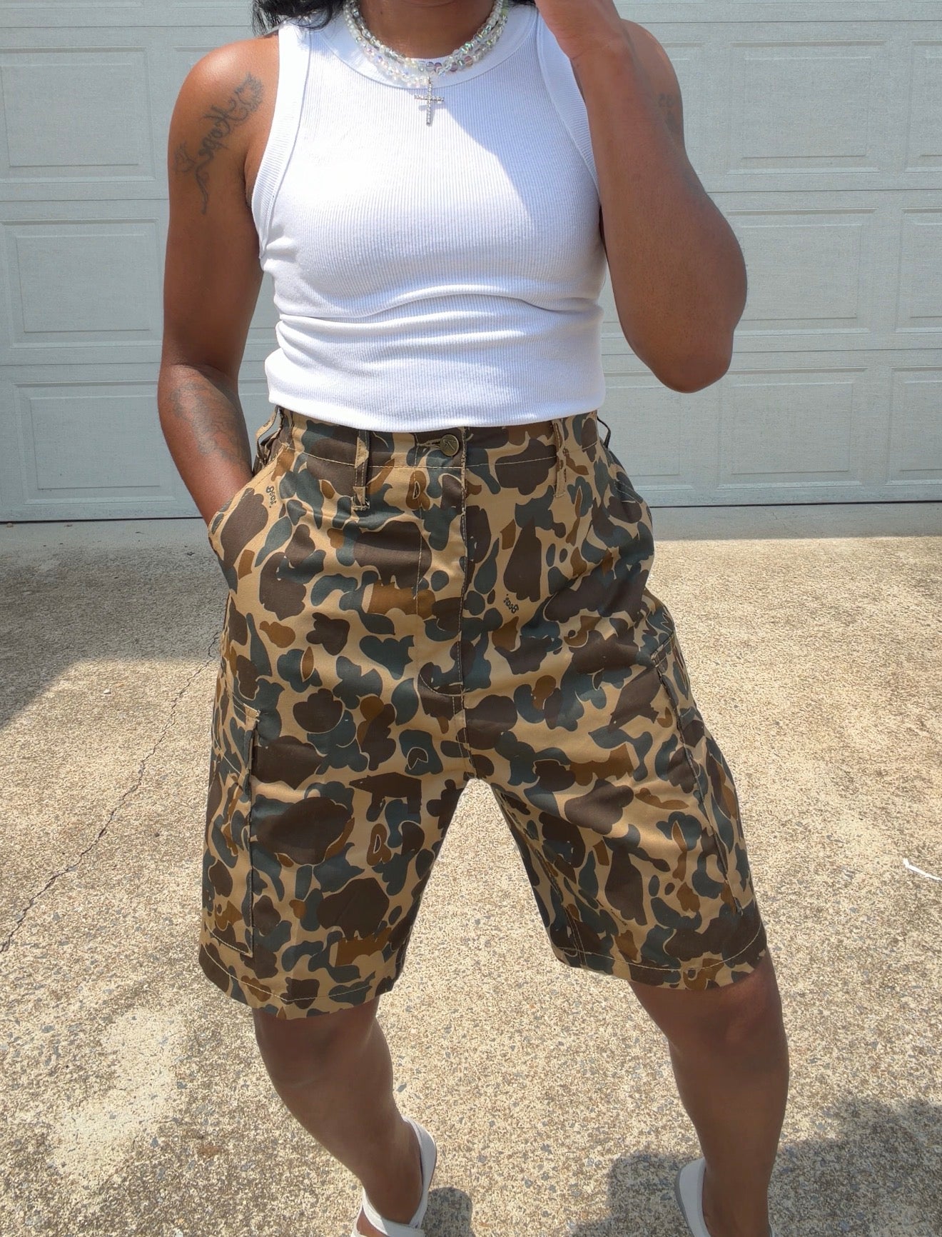 THE BOYFRIEND CAMO SHORTS™